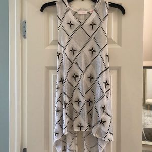 Sass and bide Metallic Top Size Small